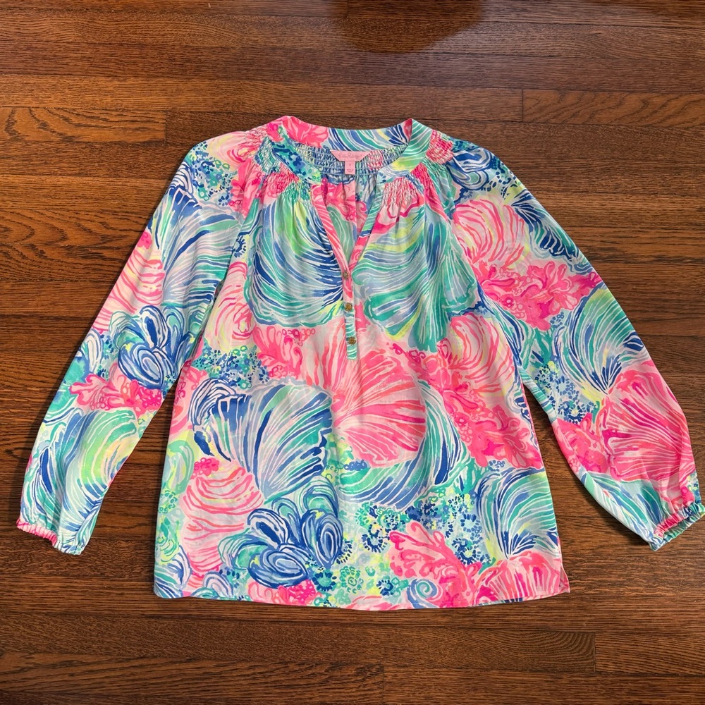 Lilly Pulitzer Elsa Silk Top